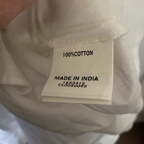 EShakti White Mini Dress Short Sleeve Scallop Neckline Women’s Size 2X 22W - Picture 6 of 10